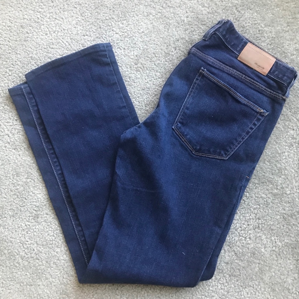EUC Womens Madewell Rail Straight Jeans | Size 28x34